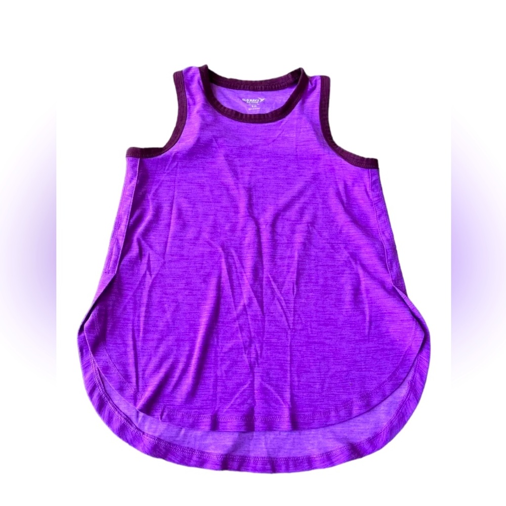 Active by Old Navy Girls Purple Active Tank Top Medium, Size 8